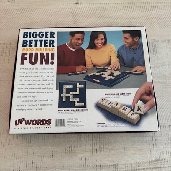 Vintage 1992 Milton Bradley Upwords #4312 - Picture 8 of 8